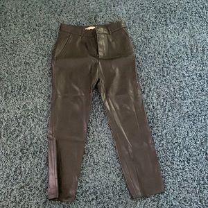 Zara leather pants